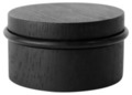 Dørstopper fritstående Ø76 mm sort eg